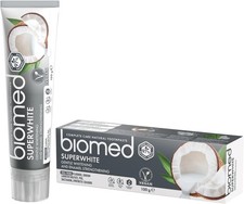 Biomed Super White 97% Natural Whitening Toothpaste Coconut Flavor, 100g UK Toothpastes price