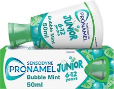 Sensodyne Pronamel Junior Toothpaste 50ml 6-12 Years Bubble Mint Enamel Care Toothpastes price