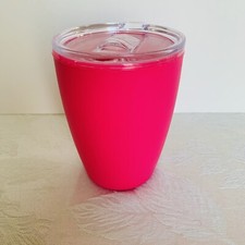 Wine Cup Tumbler Travel Mug Hot Pink 14.5oz New Tailgate Shatterproof Lid Water Liquid & Food Thermos price