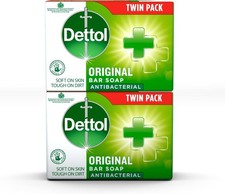 Dettol Antibacterial Soap Bar 2 x 100g (200g) Body Cleanser Multipack Soaps price
