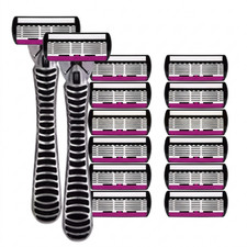 Mens Razor and Blades Set 5 Blade Shaving Gift Pack For Men Handle + 24 Refills Razors and Refills price