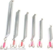 1 TRONIX CHROME BAR PIRK SEA FISHING NORWAY NORDIC COD LURES BOAT ROD JIG PIRKS Fishing Rod (Jig) price