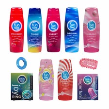 Fun Time Flavour Lubricant Water Based Gel Edible Sex Women Aid Bottle 75ml UK Lubricant Gel price