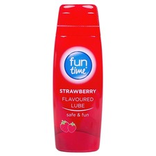 Fun Time Strawberry Flavoured Lubricant, Alcohol Free, Water Based, Clear, 75 Ml Lubricant Gel price