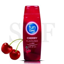 Fun Time Cherry Flavoured Lubricant Water Based Gel Edible Sex Aid Bottle 75ml Lubricant Gel price
