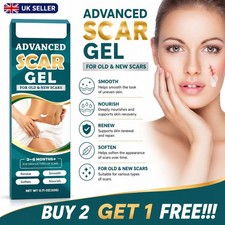 Advanced Scar Cream, Silicone Scar Gel for Old and New Scars BUY 2 Get 1 FREE UK Blemish Cream price