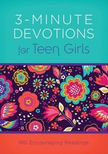 3-Minute Devotions for Teen Girls by April Frazier (Paperback Book) General Topics price