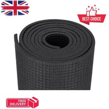 Black Yoga Mat Non Slip Fitness Exercise Gym Workout Pilates Carry Bag Pilates Mat price