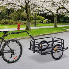 Folding Bicycle Cargo Storage Cart and Luggage Trailer with Hitch Black Folding Bicycle price