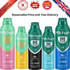 Mitchum Women Triple Odor Defense Deodorant Spray 48hr Antiperspirant 200ml UK Spray Deodorants price