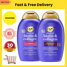 Biotin & Collagen Hair Thickening Sulfate Free Shampoo Conditioner OGX 385ml UK Shampoo and Conditioner price