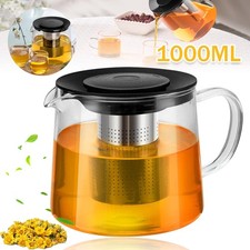 Tea Maker Glass Pot Heat-Resistant Large Everyday For Gas, Electric & Microwave Tea Makers price