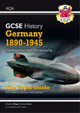 CGP Books GCSE History AQA Topic Guide - Germany, 1890-1945: Democra (Paperback) History Study Guides price