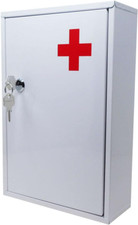 Aurahome® Secure Medical Storage Lockable Box First Aid Medicine Emergency Metal Medicine & Supply Cabinet price