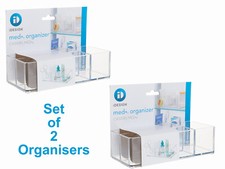 iDESIGN Med+ Organiser RW3174 Makeup Bathroom Medicine Cosmetics Storage Box x 2 Medicine & Supply Cabinet price