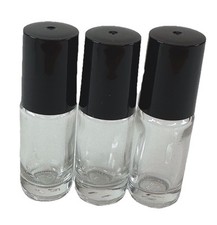 Vivaplex Roll-On Bottles Vials 5ml Clear Glass Aromatherapy Perfume x 3 Roll-Ons price