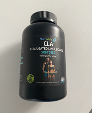 NutriVolv CLA Conjugated Linoleic Acid 1000mg 180 Softgels Non-GMO Exp 31/12/26 Fat Burner price