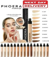 PHOERA® Foundation Concealer Full Coverage Makeup Matte Brighten long lasting UK Concealer price