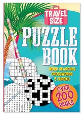 Travel Puzzle Book Sudoku Wordsearch Crossword A5 200 Page Brain Games & Answers Brain Games price