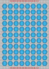 SHS3054P 7/8" Circles Outlined RC Body Vinyl Paint Mask/ Stencil Kit Electric Motorcycle price