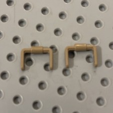 LEGO Minifigures - Utensil Bucket handle Scooter Stand in Dark Beige x2 PN 95344 Scooter price