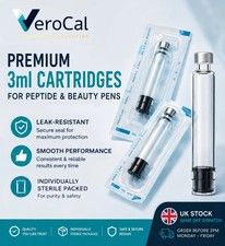3ml Cartridges Peptide Glass Beauty Pen Refills - Same Day Dispatch - UK SELLER Anti-Aging price