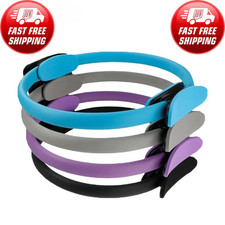 Pilates Ring Yoga Fitness Double Handled Exercise Circle Gym Resistance Wheel Pilates Ring price