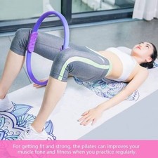 Pilates Ring Yoga Fitness Double Handled Exercise Circle Gym Resistance Wheel Pilates Ring price
