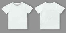 White Sublimation Plain T-Shirt Baby Toddler Child Cricut Infusable Ink Craft Baby T-shirt price