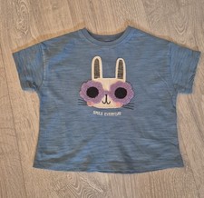 Girls Oversized Boxy T Shirt Rabbit Age 9 to 12 Month Baby T-shirt price