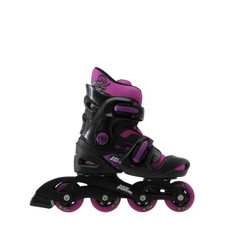 No Fear Infant Girls Adjustable Inline Skates Black/Purple - C10-13 RRP £50 Skates price