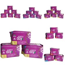 GENTLE DAY® Women's Organic Sanitary Pads Liners Cotton Absorbent Vegan Set Sanitary Pads and Tampons price