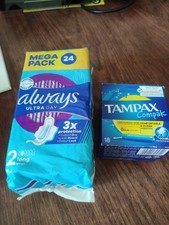 Sanitary products set Always pads and tampax compak Sanitary Pads and Tampons price