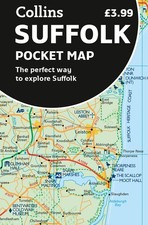 Suffolk Pocket Map: The perfect way to explore Suffolk Geography price