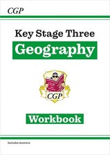 KS3 Geography Workbook with Answers: for Years 7, 8 and 9 (CGP KS3 Workbooks) Geography price