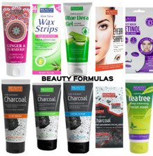 Beauty Formulas Skincare Face Mask, Wash, Scrub, Strips and Washing Gel Skin Cleansing and Peeling price