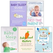 Baby Sleep Guide, First Time Parent, Baby Sleep, Baby Food Matters 5 Books Set Baby Sleep Set price