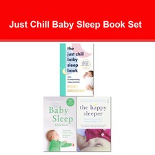 The Just Chill Baby Sleep Book, Baby Sleep Solution, Happy Sleeper books Set Baby Sleep Set price
