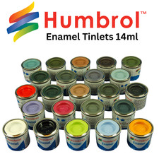 HUMBROL Enamel Model Paint 14ml - ALL COLOURS - Matt Gloss Satin Metallic Airfix Models price