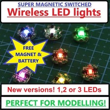 Mini Magentic Wireless LEDs for DIY models gundam cosplay magnet controlled Models price