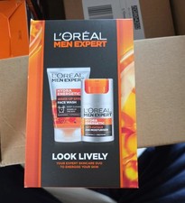 L'ORÉAL PARIS MEN EXPERT GIFT SET - LOOK LIVELY ANTI-FATIGUE SKIN DUO BNIB Face Care Sets price