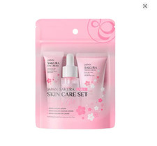 3pcs/Set Sakura Skin Care Sets Face Cream Serum Toner Facial Cleanser Sunscreen Face Care Sets price