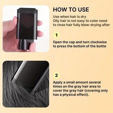 Waterproof Hair Dye Stick Gray Coverage Natural Look Long Lasting Color Touch Up Hair Dye price