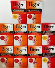 Bigen Permanent Powder Hair Dye Colour (10 Pack) UK Seller 6g - 100% ORIGINAL Hair Dye price