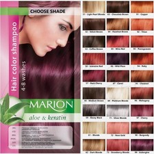 Temporary Hair Colour Shampoo Dye Sachet 4 to 8 Wash Out 40ml + GLOVES *NEW* Hair Dye price