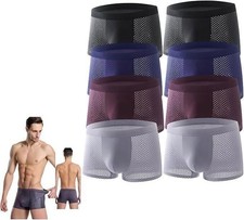 8pcs Boxhero Mens Underwear Box Hero Boxer Briefs Shorts, Built-in & 3D Pouch UK Men's Boxer price
