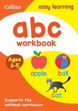 ABC Workbook Ages 3-5: Ideal for home learning (Collins Easy Learning Preschool Preschool Educational & Teaching Books price