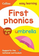 First Phonics Ages 3-4 (Paperback) Collins Easy Learning Preschool Preschool Educational & Teaching Books price