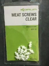 KORUM CLEAR MEAT SCREWS - FISHING ACCESSORY Fishing Accessory price