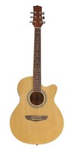 Acoustic Guitar 38" Compact Cutaway Design with Natural Gloss Finish by Sotendo Acoustic Guitars price